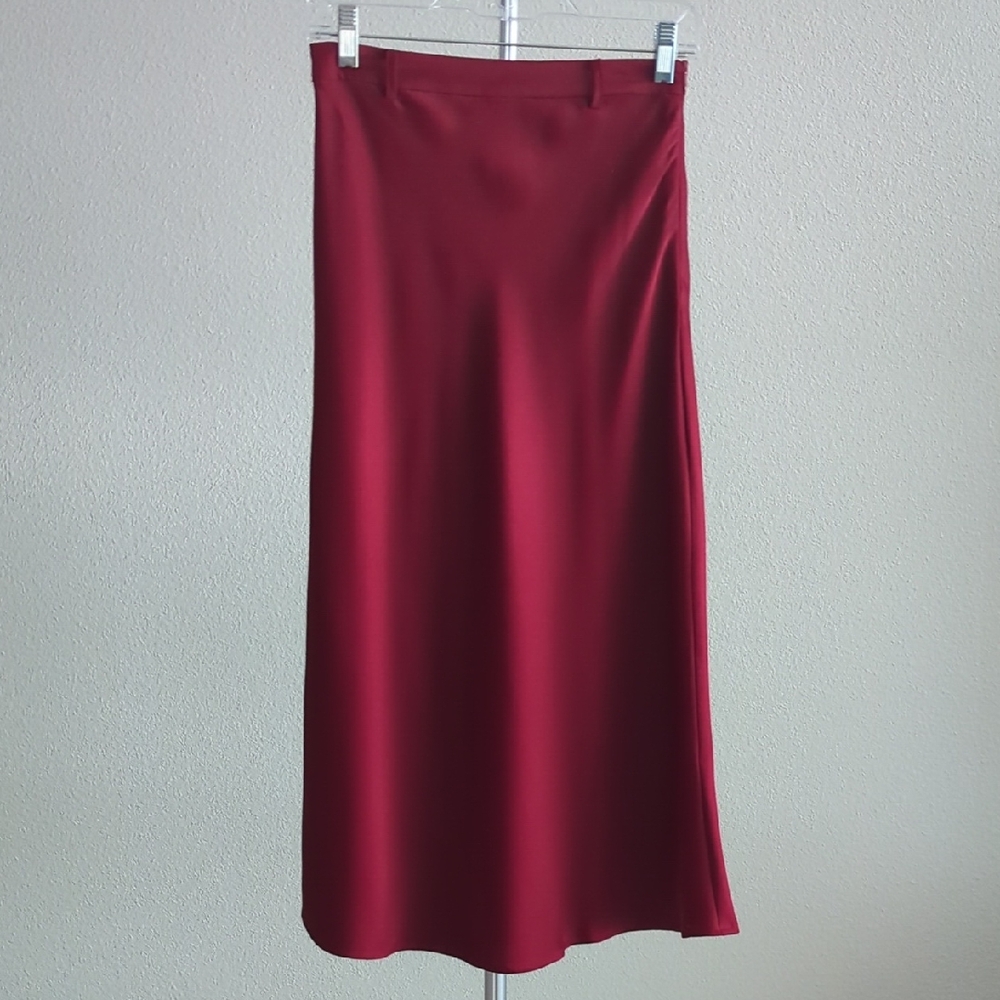 Elegant Red Women's Skirt
